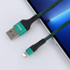 ENKAY ENK-CB118 1m USB 3.0 to 8 Pin 3A Fast Charging Sync Data Cable(Orange)