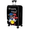 Thickened Dustproof High Elastic Suitcase Protective Cover, Color: Happy Trip(XL)