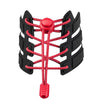 1pair Spring Buckle Lazy Elastic Shoelaces For Adults And Children 110cm(NO.1 Red)