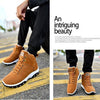 Men Snow Boots Warm Fur Winter Boots Men Winter Boots, Shoe Size:41(Yellow)
