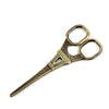 Stainless Steel Eiffel Tower Scissors Handmade Thread Tea Bag Scissors(Green Bronze)