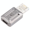 2 in 1 USB + 8 Pin to Type-C Audio Video Transmission Adapter