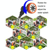 8 Functional Thumb Long Rod Sprinkler +3 Mats Multi-functional Home Irrigation Agricultural Garden Car Wash Shower