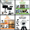 Fotopro UFO 3 Flexible Tripod Mount for SLR Cameras, GoPro, Phones (Black)