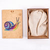 Irregular Wooden Animal Alien Puzzle High-Difficulty Three-Dimensional Puzzle Toy(Flamingo)