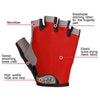 Summer Men Women Fitness Gloves Gym Weight Lifting Cycling Yoga Training Thin Breathable Antiskid Half Finger Gloves, Size:M(Black)