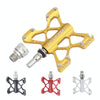 LP LitePro K5 Folding Bkie Aluminum Alloy Bearin Pedals(Silver)