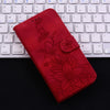 For Xiaomi Redmi K70 / K70 Pro Lily Embossed Leather Phone Case(Red)