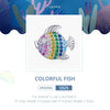 S925 Sterling Silver Colorful Fish Beads DIY Bracelet Necklace Accessories