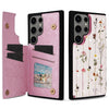 For Samsung Galaxy S25 Ultra 5G Printed Double Buckle RFID Anti-theft Phone Case(Dried Flower World)
