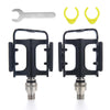 QR921 1 Pair Carbon Fiber Bicycle Quick Release Pedals(Black)