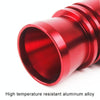 Universal Aluminum Turbo Sound Exhaust Muffler Pipe Whistle Car / Motorcycle Simulator Whistler, Size: XL, Outside Diameter: 35mm(Red)
