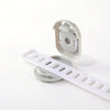 10 PCS Children Household Anti-opening Drawer Door Safety Lock, Color: Long White Gray