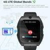 Model X 1.99 inch IP68 Waterproof Android 9.0 4G Dual Cameras Ceramics Smart Watch, Specification:2GB+16GB(Black)
