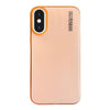 For iPhone XS Max Soft Sandy Skin Feel Translucent PC Phone Case(Orange)