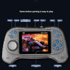 Q8 Handheld Game Console 3.0 Inch Screen Support TV Connection Built In 800 Games Singles Transparent Purple