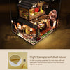 Creative DIY Assembled Model House Japanese Sushi Restaurant Birthday Gift