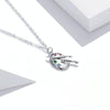 S925 Sterling Silver Paint Brush Women Nacklace Jewelry