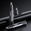 Electric Nose Hair Clipper Rechargeable Washable Portable Travel  Trimmer(Black)