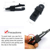 20 PCS Outdoor Tent Awnings Windproof Fixing Clip Multifunctional Wind Rope Buckle (Yellow)