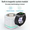 H32 15W 3 in 1 Magnetic Multifunctional Wireless Charger (White)