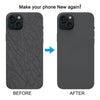 iPhone 15 Blue Glass Back Cover with Wireless Charging