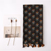 180 X 85cm  Women Cotton And Linen Scarf Retro Splicing Bohemian Printed Silk Shawl SL2003-013