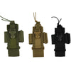Outdoor Walkie Talkie Bag Mobile Phone Bag Mini Waist Bag Free Size(Mud)