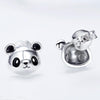 Panda S925 Sterling Silver Earrings Temperament Female Earrings