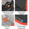INOXTO Outdoor Cycling Off-Road Multifunctional Hydration Backpack, Size: Small(Light Gray With Orange)