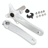 JIANKUN IXF Mountain Bike Hollow Crank Modified, Style:Left and Right Crank(Silver)