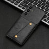 For Samsung Galaxy A56 5G Double Buckle Card Slots Magnetic Phone Case(Black)