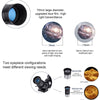 WR852-3 16x/66x70 High Definition High Times Astronomical Telescope with Tripod & Phone Fixing Clip & Moon Filter(White)