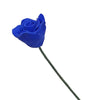 10 PCS 1:12 Mini Doll House Garden Bedroom Scene Decoration Rose(Blue)