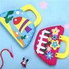 Non-woven Fabric DIY Cartoon Paste Hand Sewing Bag Fabric Bag(Flower)