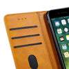 For iPhone 6 Plus GUSSIM Magnetic Horizontal Flip Leather Case with Holder & Card Slots & & Wallet(Brown)