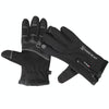 Outdoor Riding Windproof Cold-proof Zipper Gloves, Size: L(Black)
