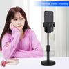 PULUZ Round Base Desktop Holder Mount with Phone Clamp, Adjustable Height: 15.5cm-25.5cm