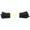 Reflective Shoe laces Round Sneakers ShoeLaces Kids Adult Outdoor Sports Shoelaces, Length:160cm(Black)