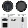 Intelligent Formaldehyde Removal Haze Negative Ion Solar Car Air Purifier(Gold)