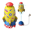 Rotating Sprinkler Flying Children Water Toys, Color: Yellow Rocket + Joint