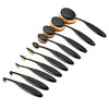 10 PCS Toothbrush Style Handle Makeup Brush Eyebrow Brush Set