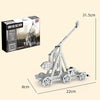 580pcs Stone Throwing Machine Puzzle Toys Intelligence Hand Assembly Mechanical Gear Transmission Building Blocks High Difficulty Metal Model