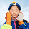 FLYING TERN 307 Outdoor Sports Fleece Waterproof Wear-resistant Children Gloves(White)