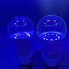 2pcs /Pack 9W E27 LED Purple Light UV Bulbs Ambient Light(White)