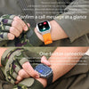 K57 Pro 1.96 Inch Bluetooth Call Music Weather Display Waterproof Smart Watch, Color: Silver Leather