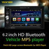 A2115 6.2 inch Car Dual DIN HD MP5 Player Support Bluetooth / FM / Phone Link / TF Card with Remote Control