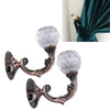 Retro Water Wafer Head Barb Curtain Decorative Wall Hook(Purplish Red)