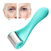 Facial Massager Beauty Instrument Stainless Steel Ice Roller Lift Firming Face  Skin Care Face(Blue)