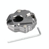 HP-Q093 Motorcycle Modified Key Shell for Honda CBR650R / CB650R / CB650F(Titanium)